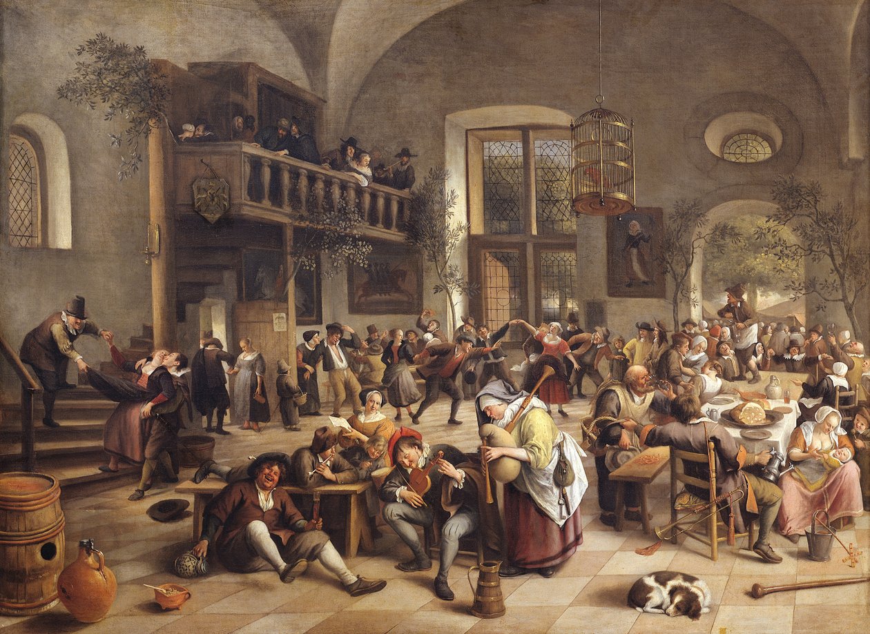 Festa em uma pousada de Jan Havickszoon Steen