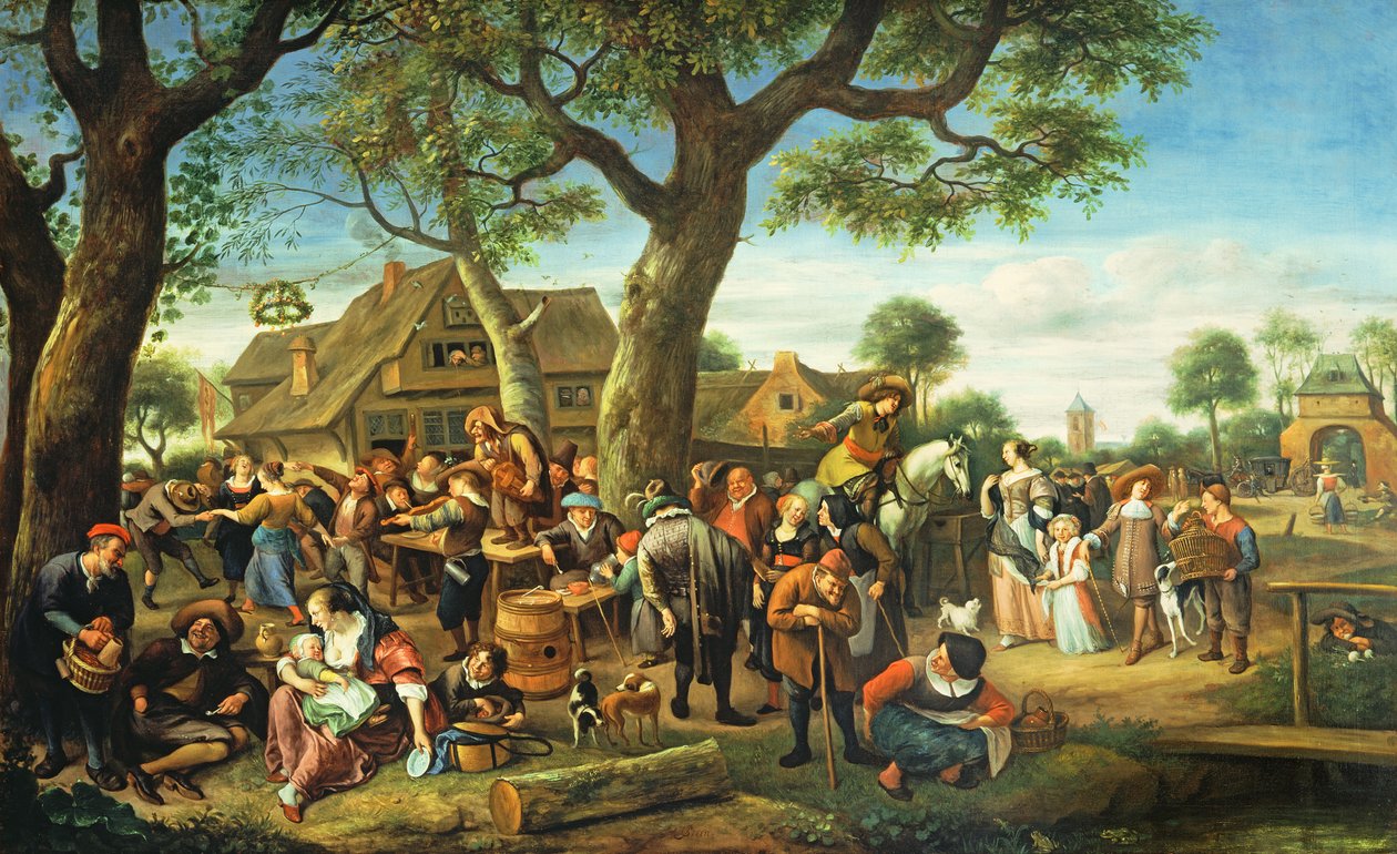 A feira em warmond de Jan Havickszoon Steen