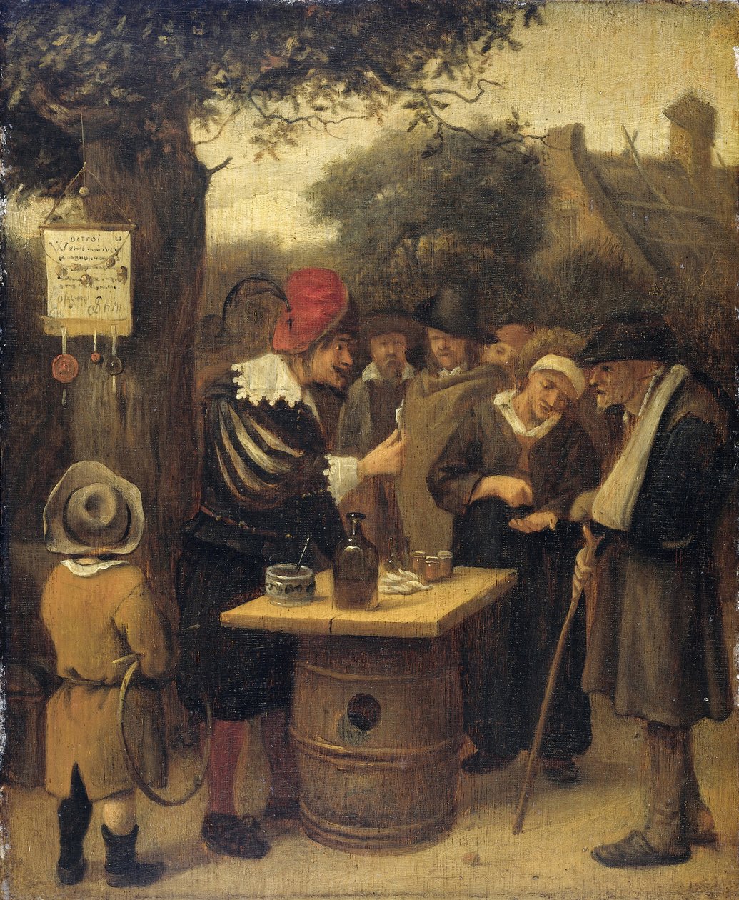 O charlatão, 1679 de Jan Havickszoon Steen