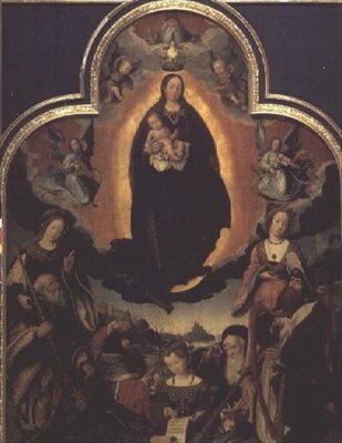 A Virgem Maria na Glória de Jan II Provost