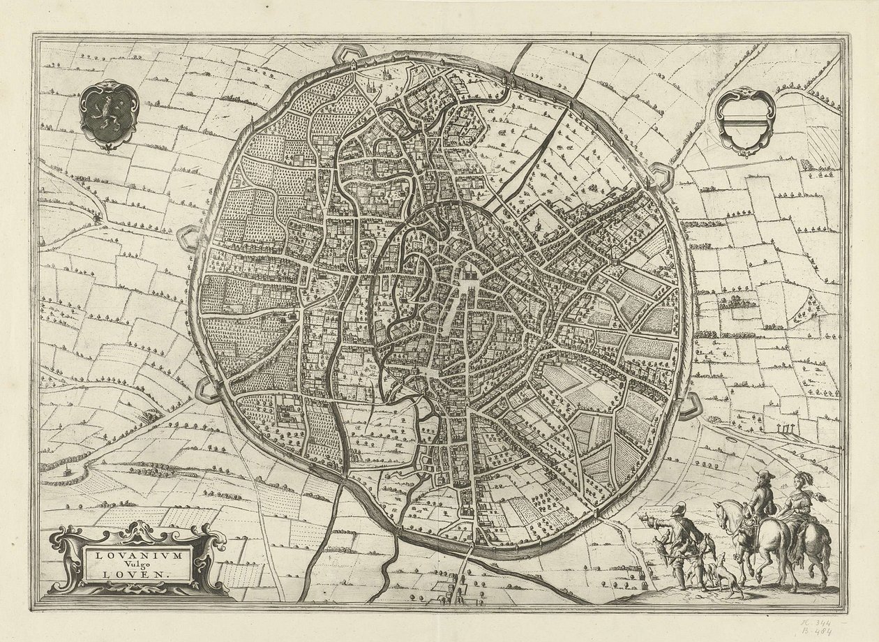 Plano de Leuven, 1581 de Jan Luyken