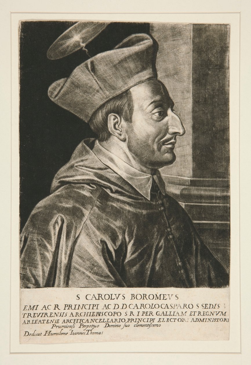 Retrato de São Carlos Borromeo de Jan Thomas