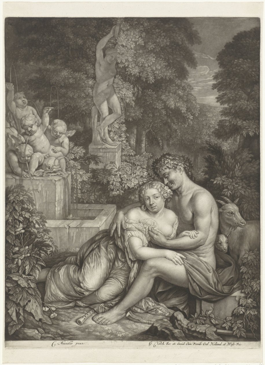 Vertumnus e Pomona de Jan Verkolje (I)