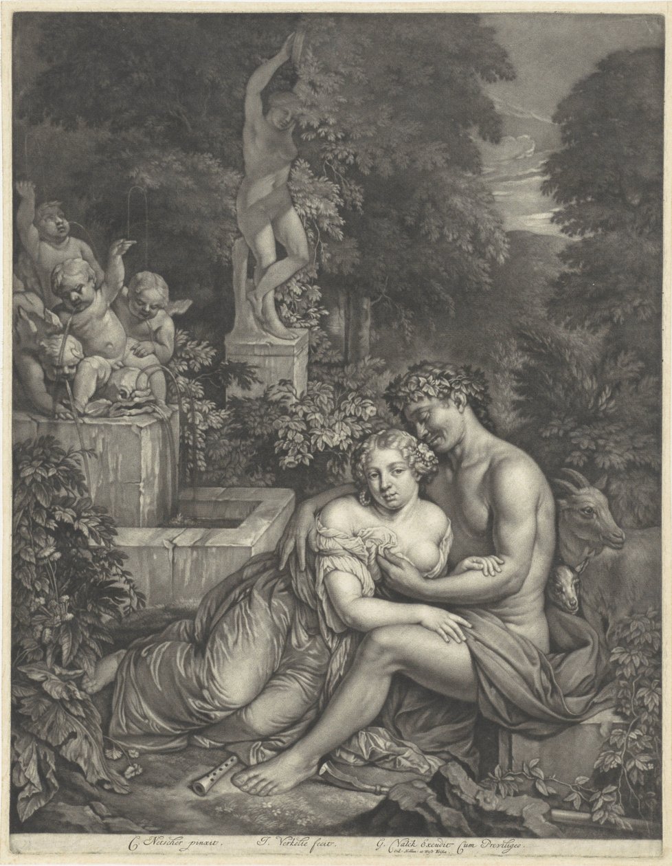 Vertumnus em Pomona de Jan Verkolje (I)