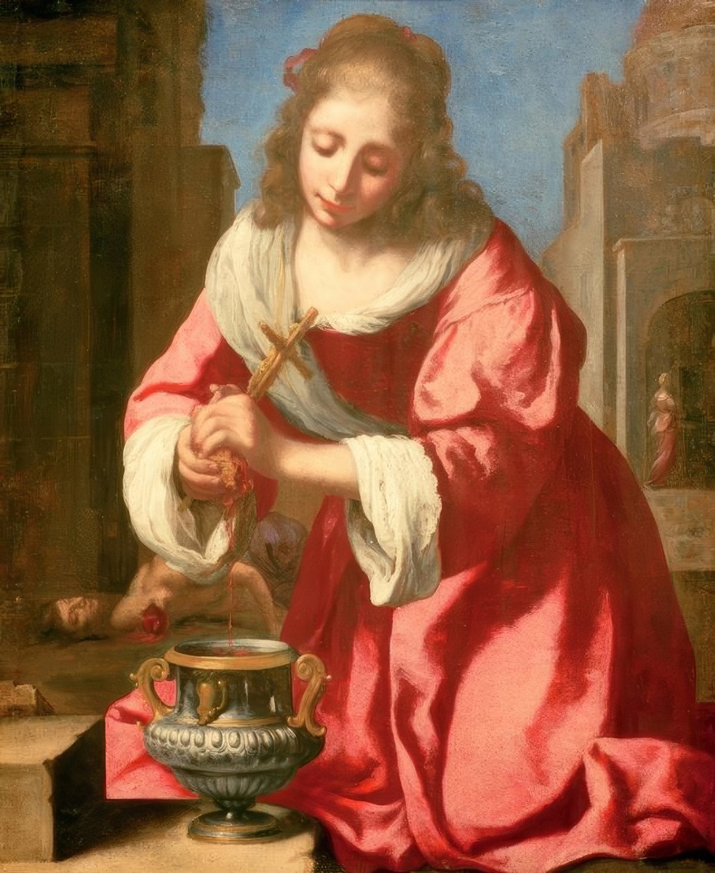 O Santo Praxedis de Jan Vermeer van Delft