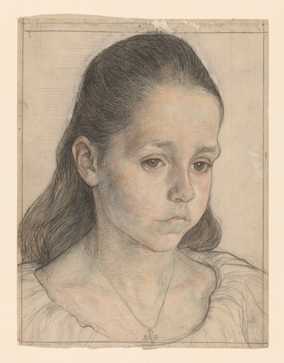 Retrato de uma menina Kolkman de Jan Veth