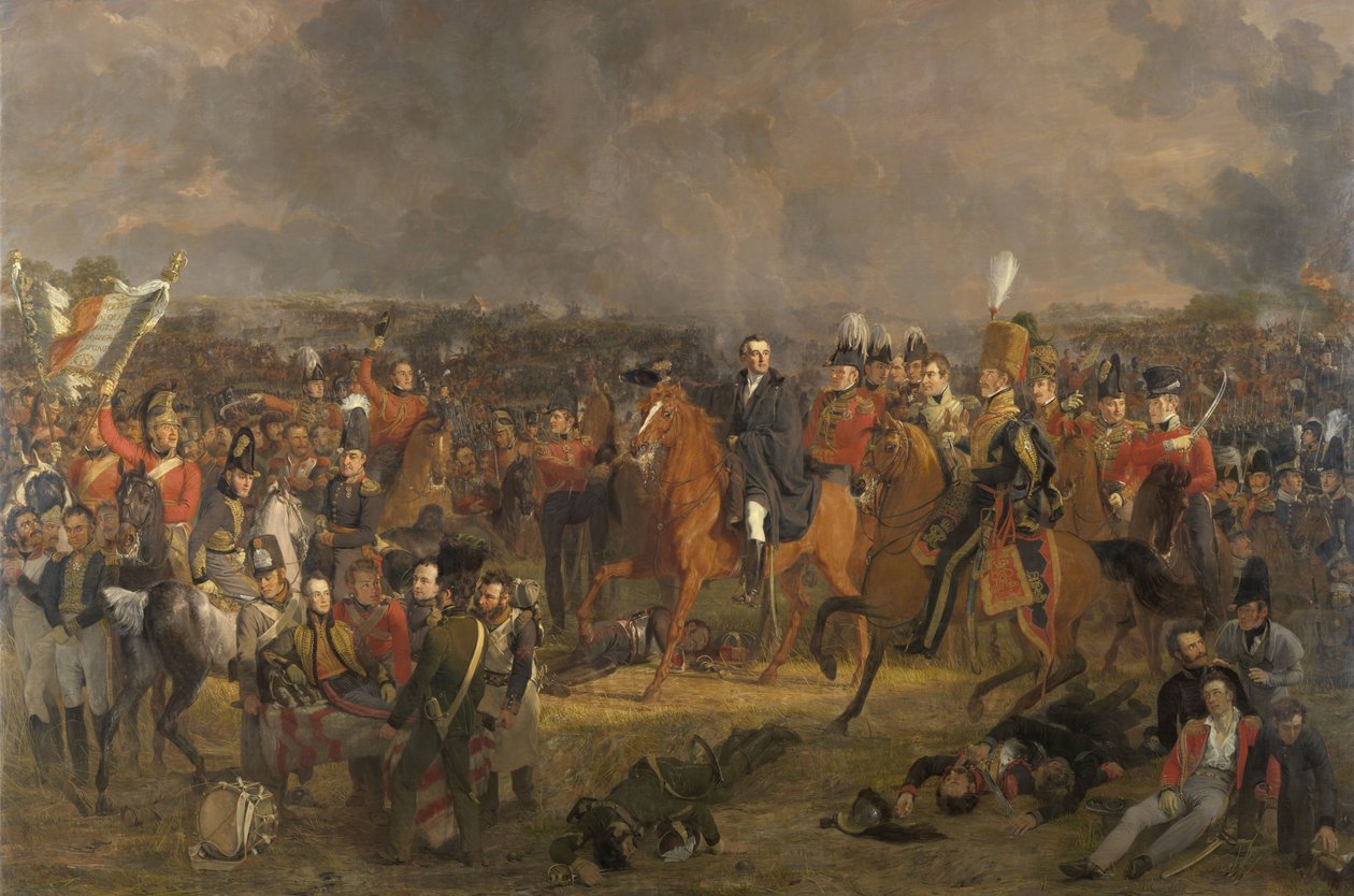 A Batalha de Waterloo de Jan Willem Pieneman