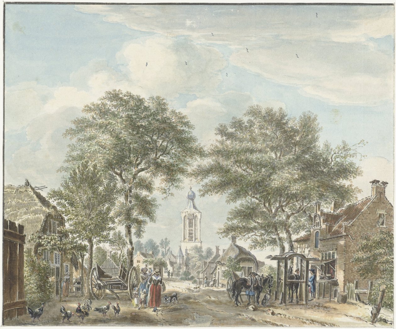 Vista de Scherpenzeel de Jan de Beijer