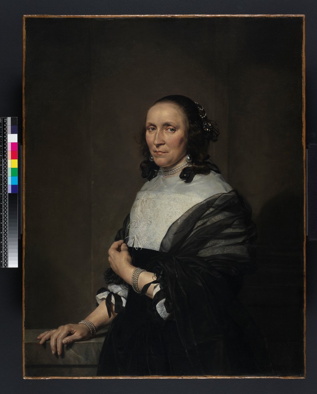 Retrato de uma mulher, 1660 de Jan de Bray