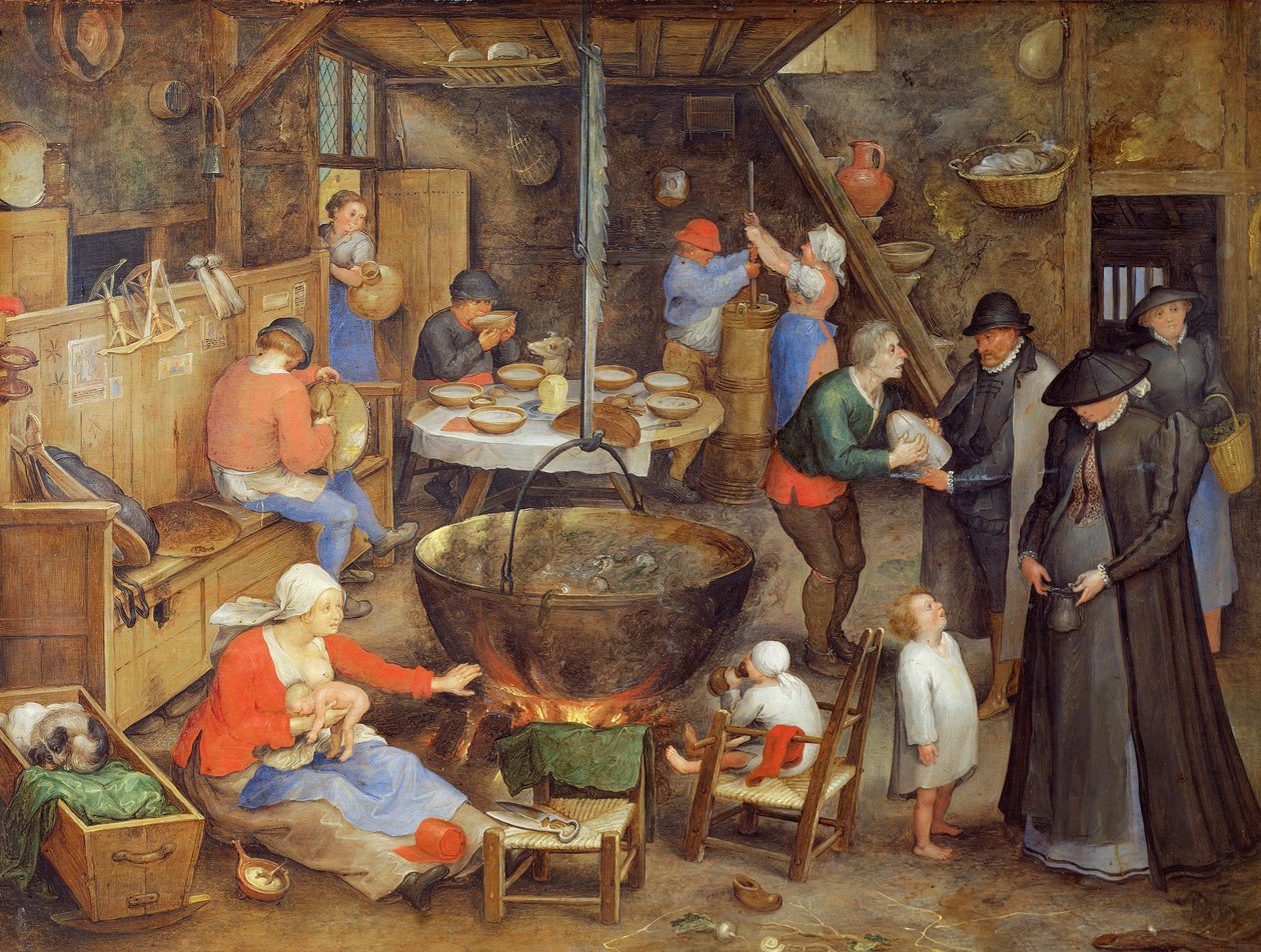 A visita à fazenda de Jan the Elder Brueghel