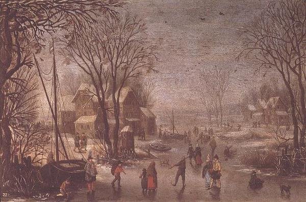 Cena de Inverno de Jan the Elder Brueghel