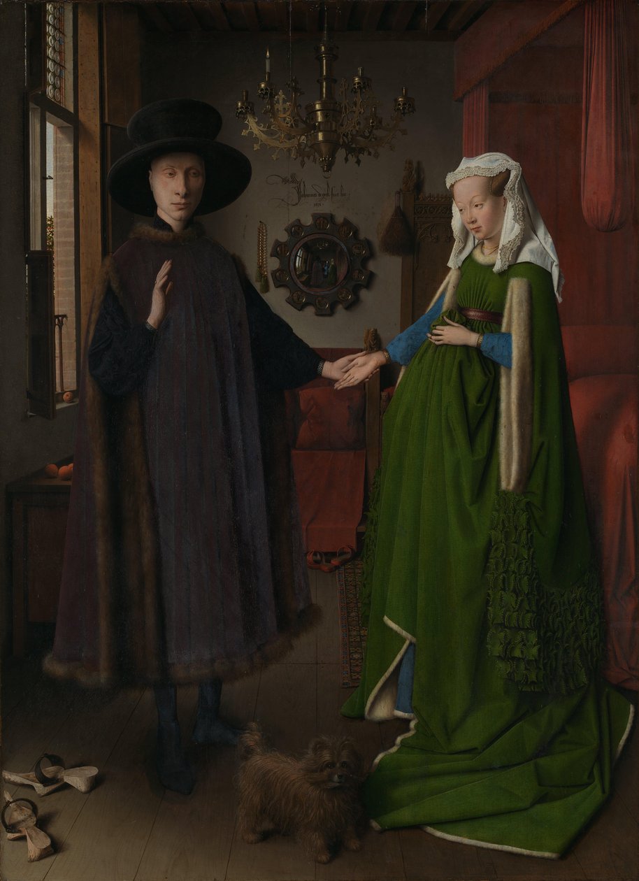 O retrato de Arnolfini de Jan van Eyck