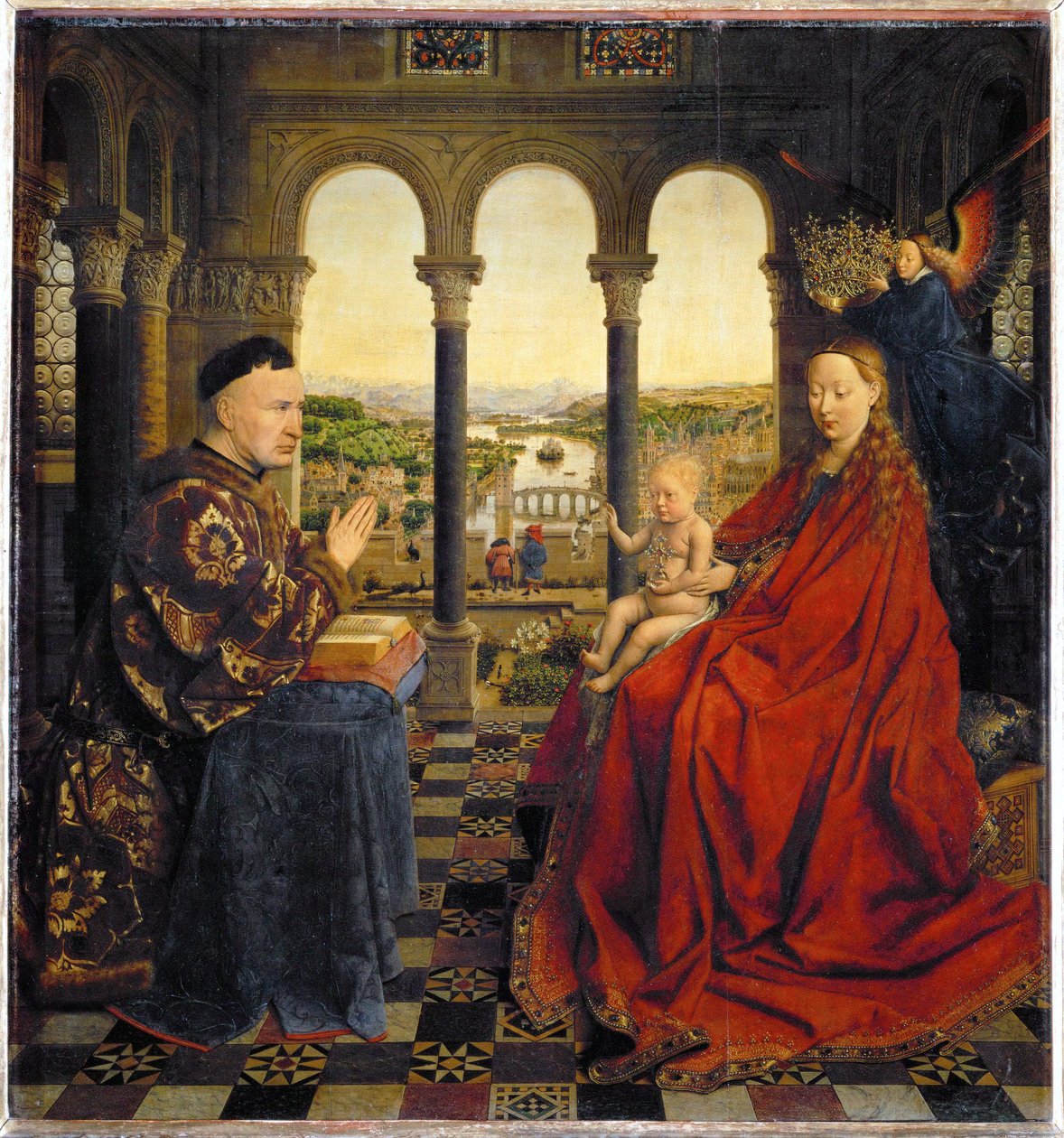 A Virgem do Chanceler Rolin de Jan van Eyck