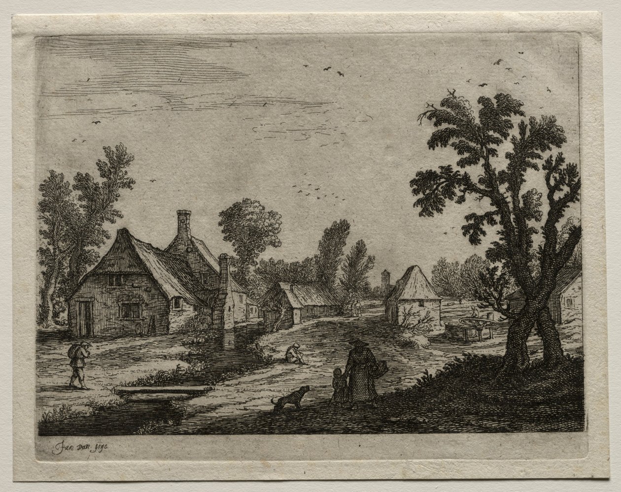 A prancha sobre o córrego de Jan van Goyen