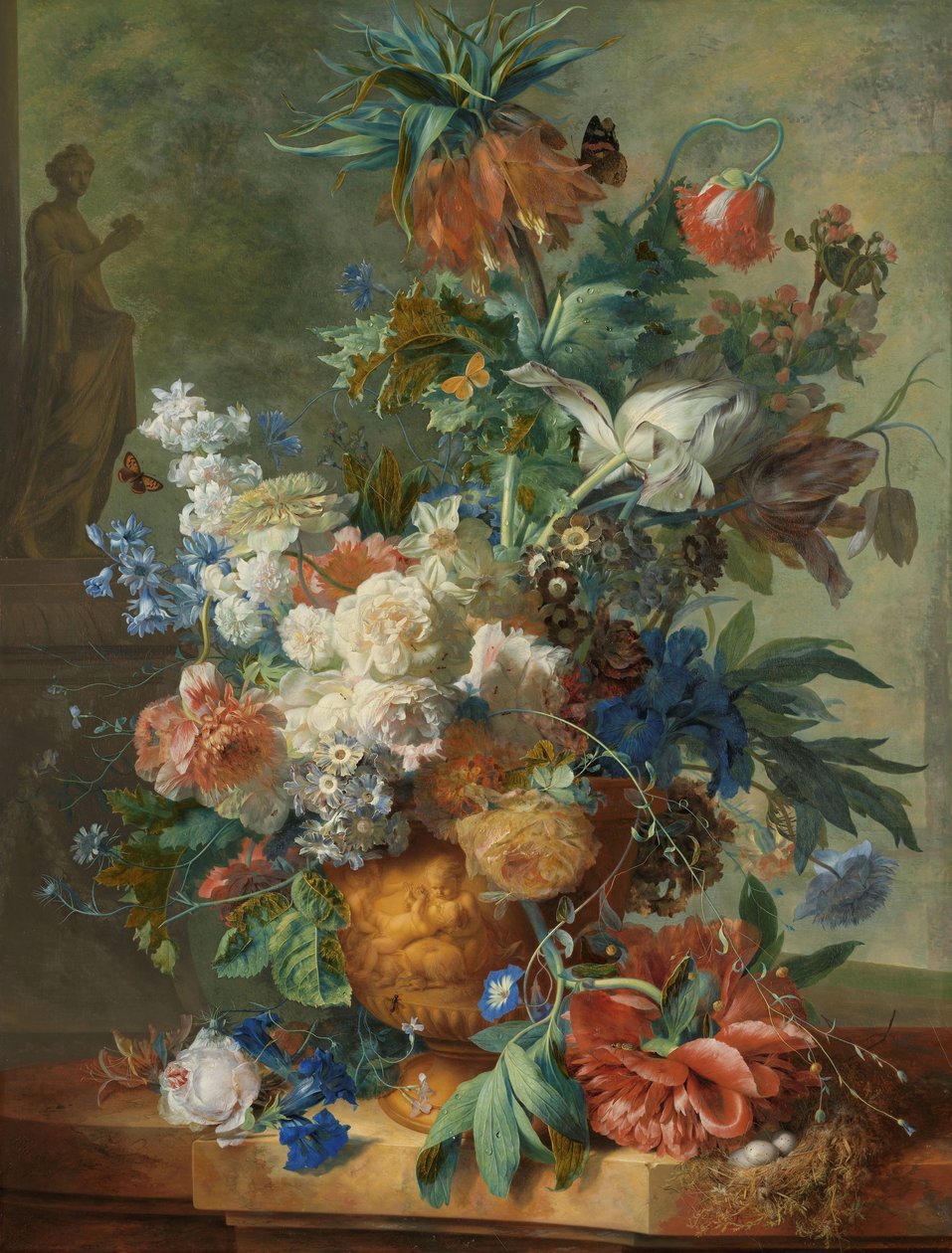 Natureza morta com flores de Jan van Huysum