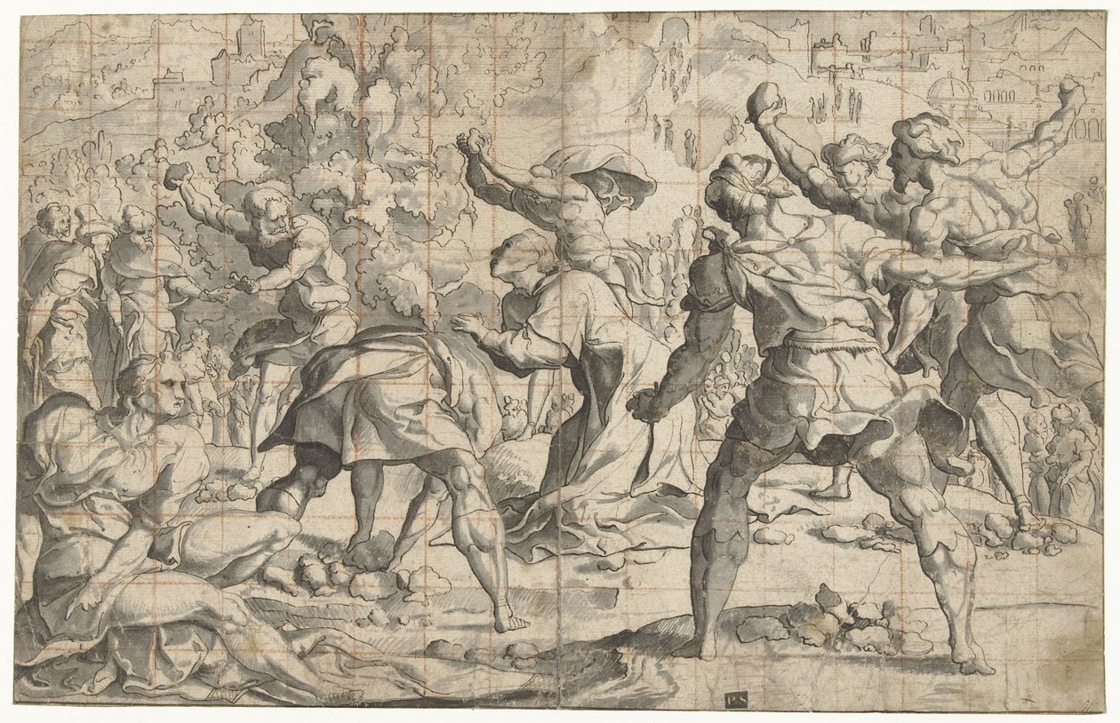Apedrejamento de Estêvão de Jan van Scorel