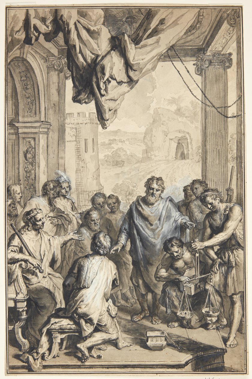 Cena antiga (?) de Jan van den Hoecke