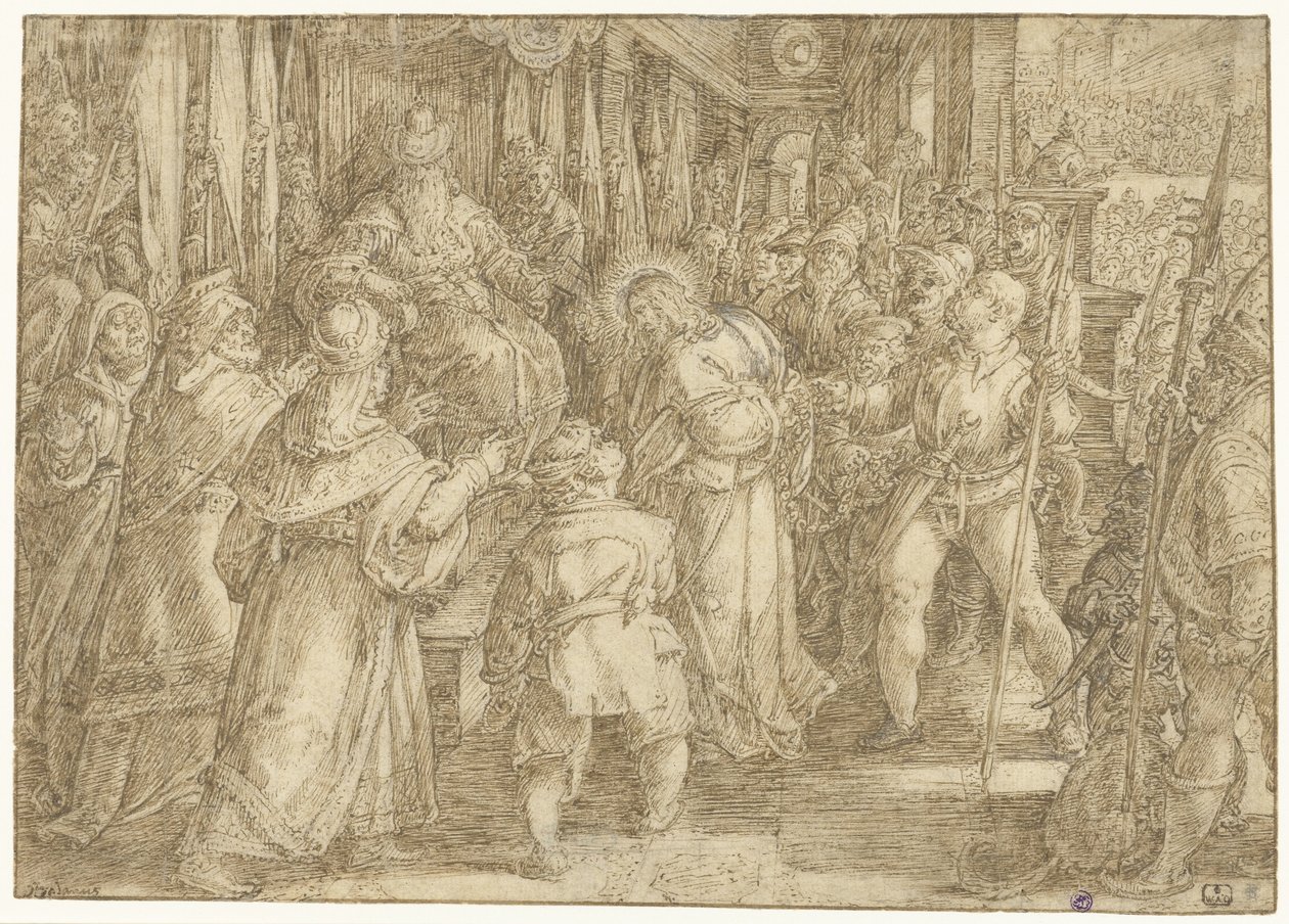 Cristo perante Pilatos de Jan van der Straet