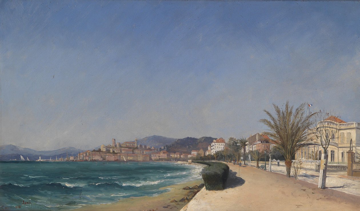Vista, de, a, promenade, em, cannes de Janci