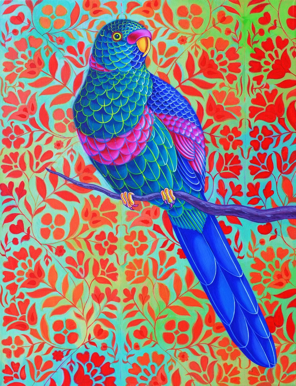 Papagaio Azul, 2015, de Jane Tattersfield