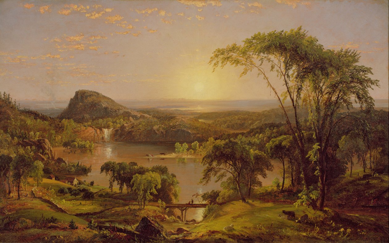 Verão, Lago Ontário de Jasper Francis Cropsey