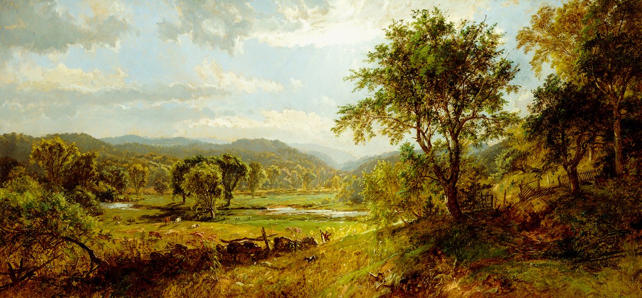 O rio Saw Mill, de Jasper Francis Cropsey