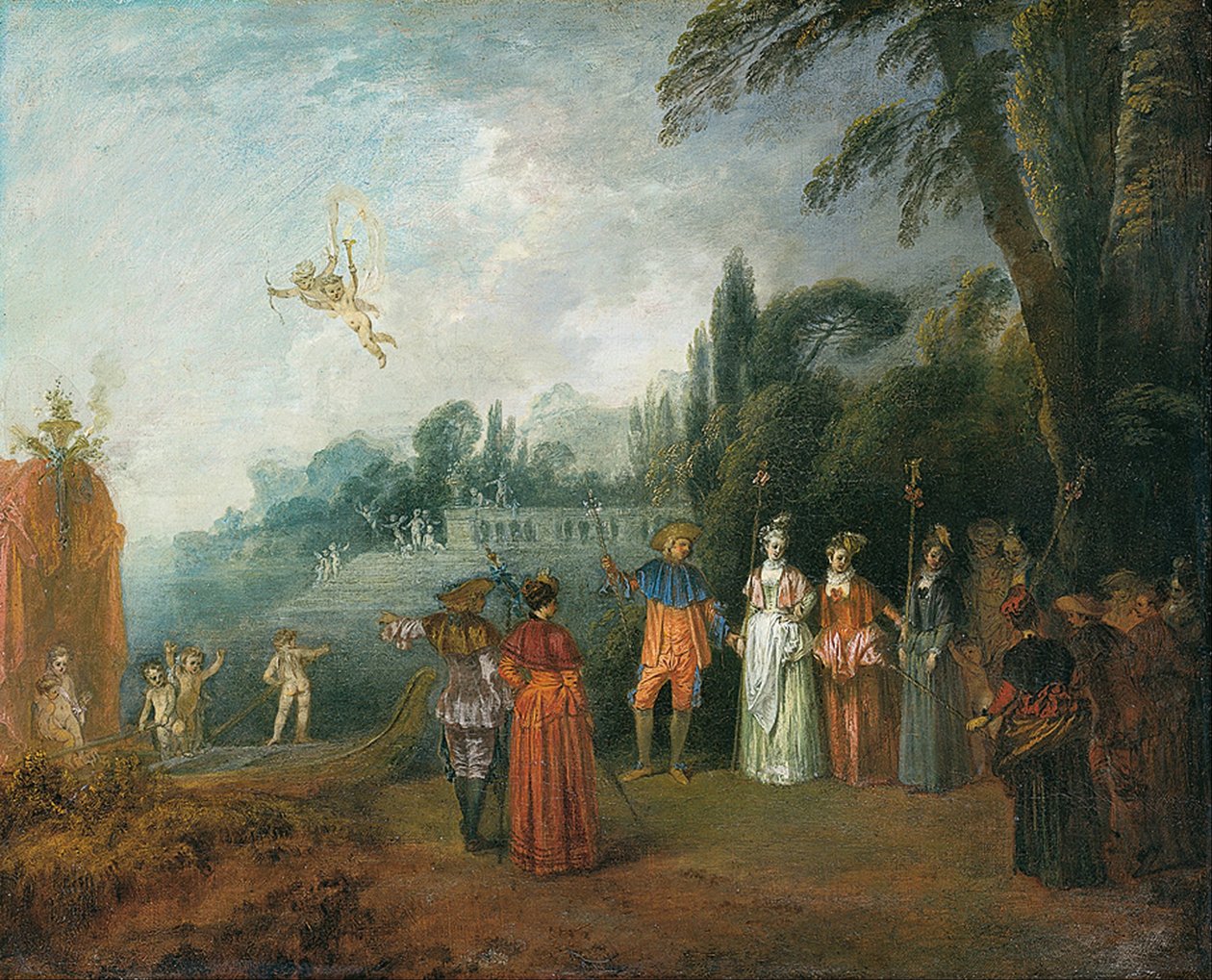 Embarcando para Cythera de Jean Antoine Watteau