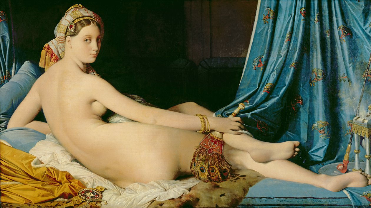 O Grande Odalisque de Jean Auguste Dominique Ingres