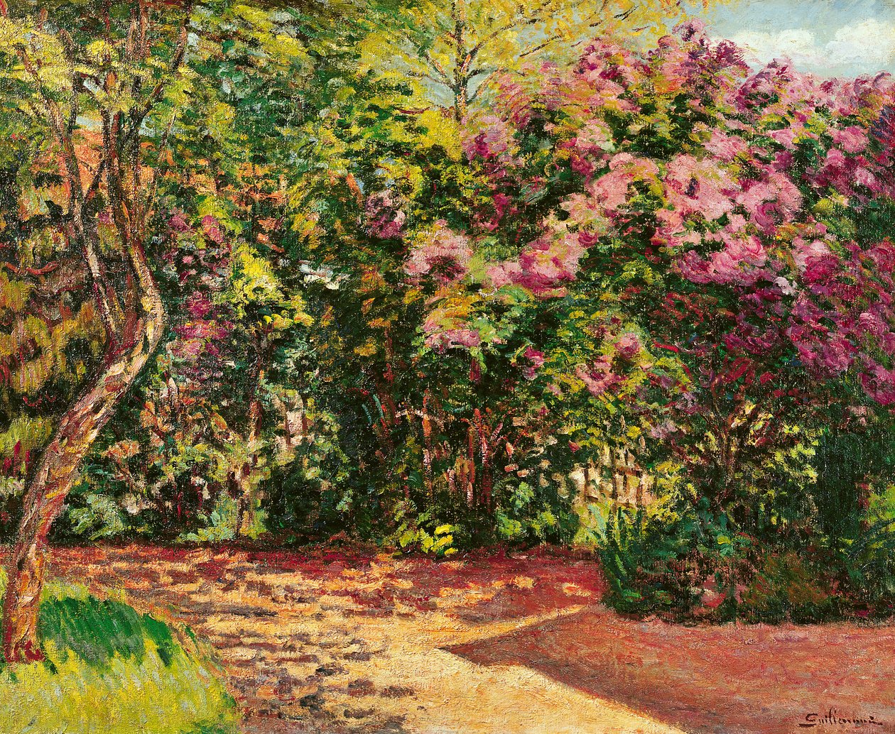 Lilás, o jardim do artista de Jean Baptiste Armand Guillaumin