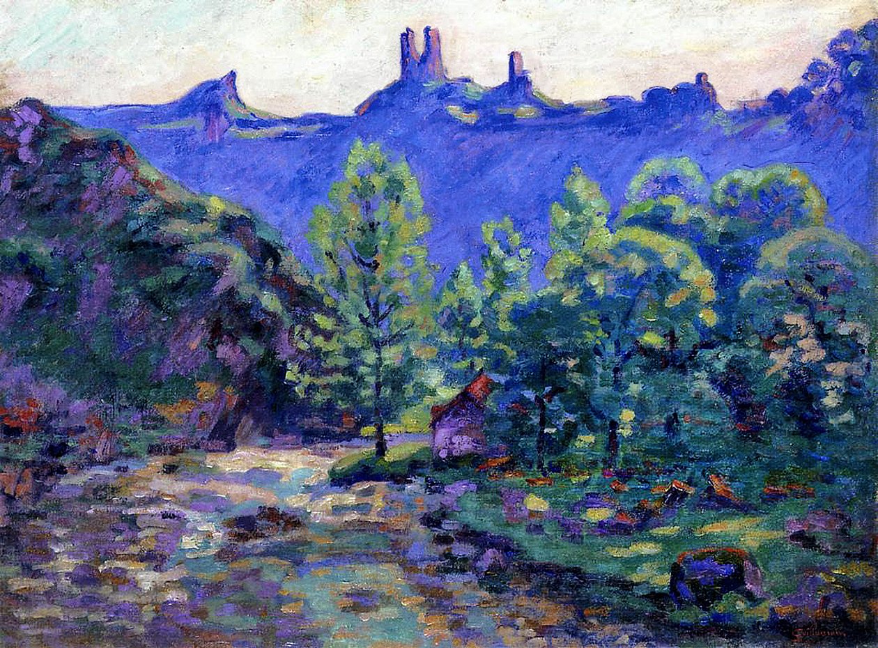 Ruínas do Castelo de Crozant de Jean Baptiste Armand Guillaumin