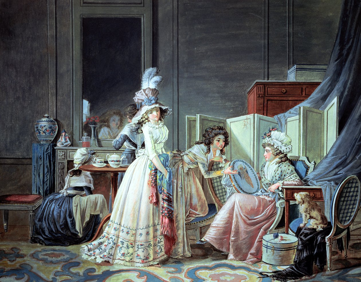 O Cupido Bordado de Jean Baptiste Mallet