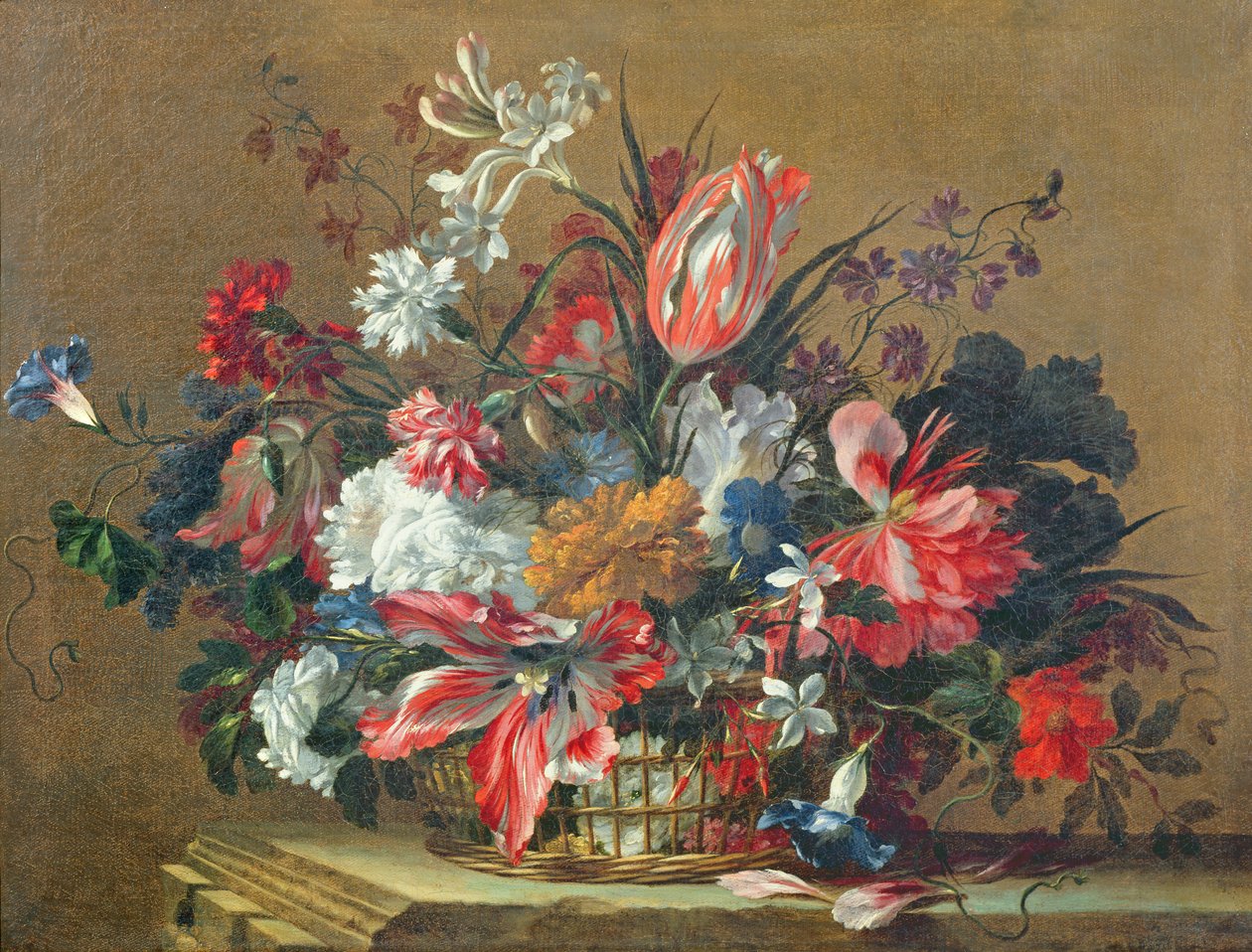 Cesta de flores de Jean Baptiste Monnoyer