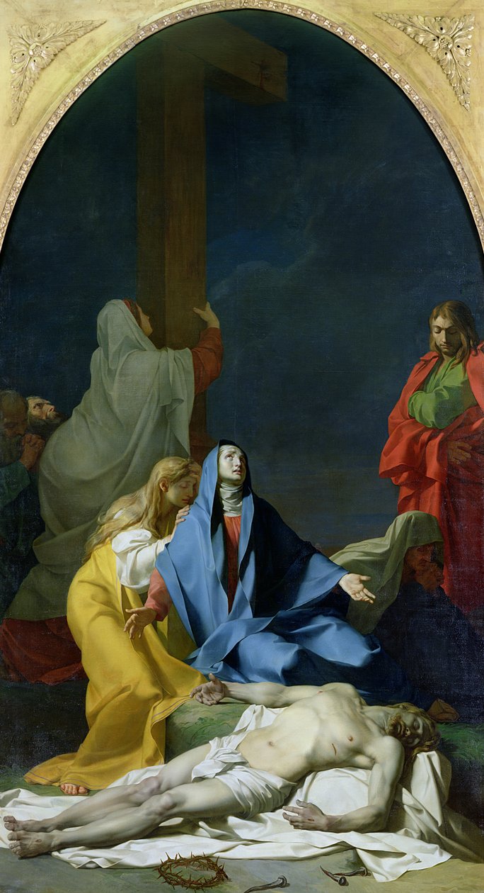A deposição, 1789 de Jean Baptiste Regnault