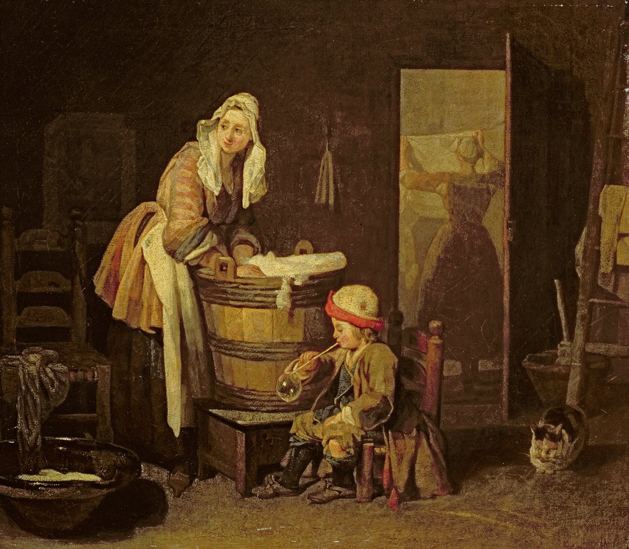 Lavadeira de Jean Baptiste Simeon Chardin