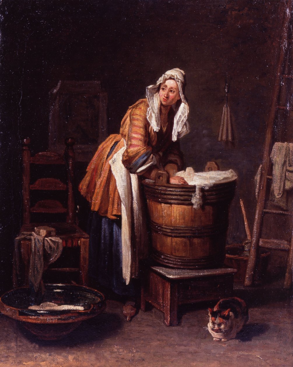 Lavadeira de Jean Baptiste Simeon Chardin