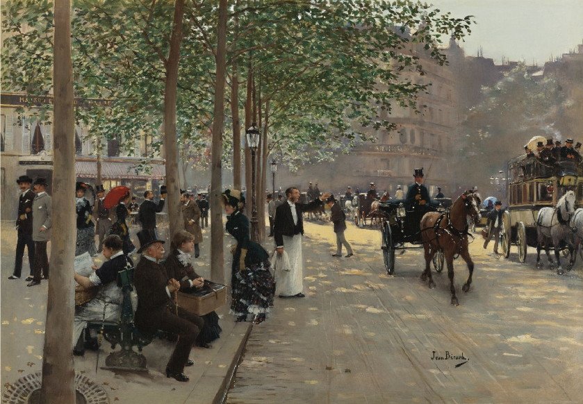 Avenida Parisiennen de Jean Beraud