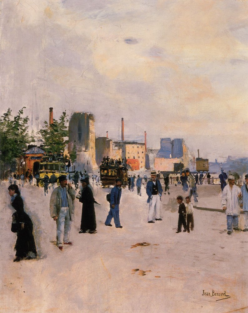 Um passeio matinal de Jean Beraud