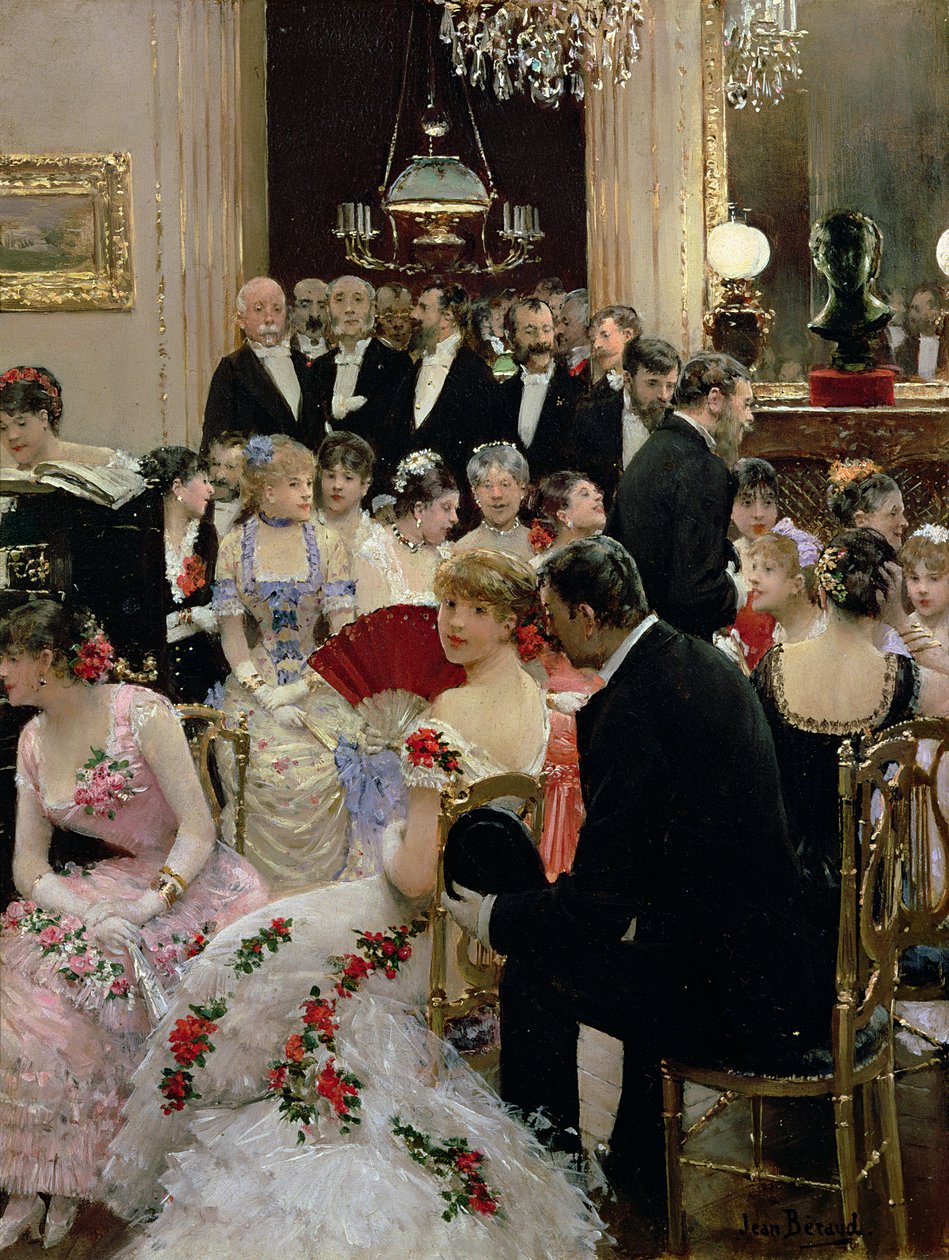 A Soiree, c.1880 de Jean Beraud