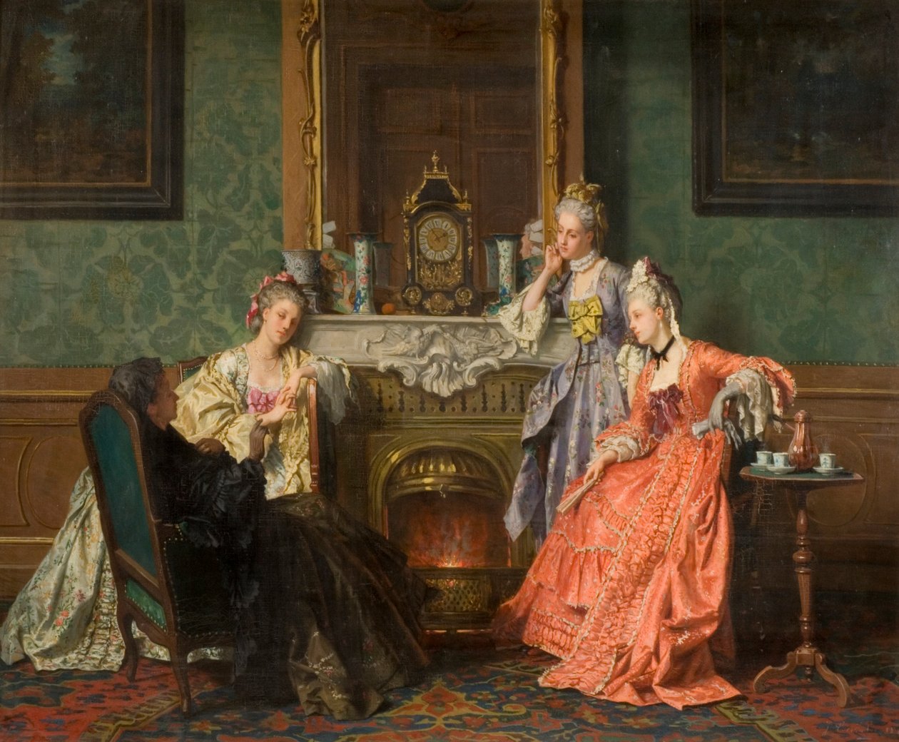 Chá da tarde, 1879 de Jean Carolus
