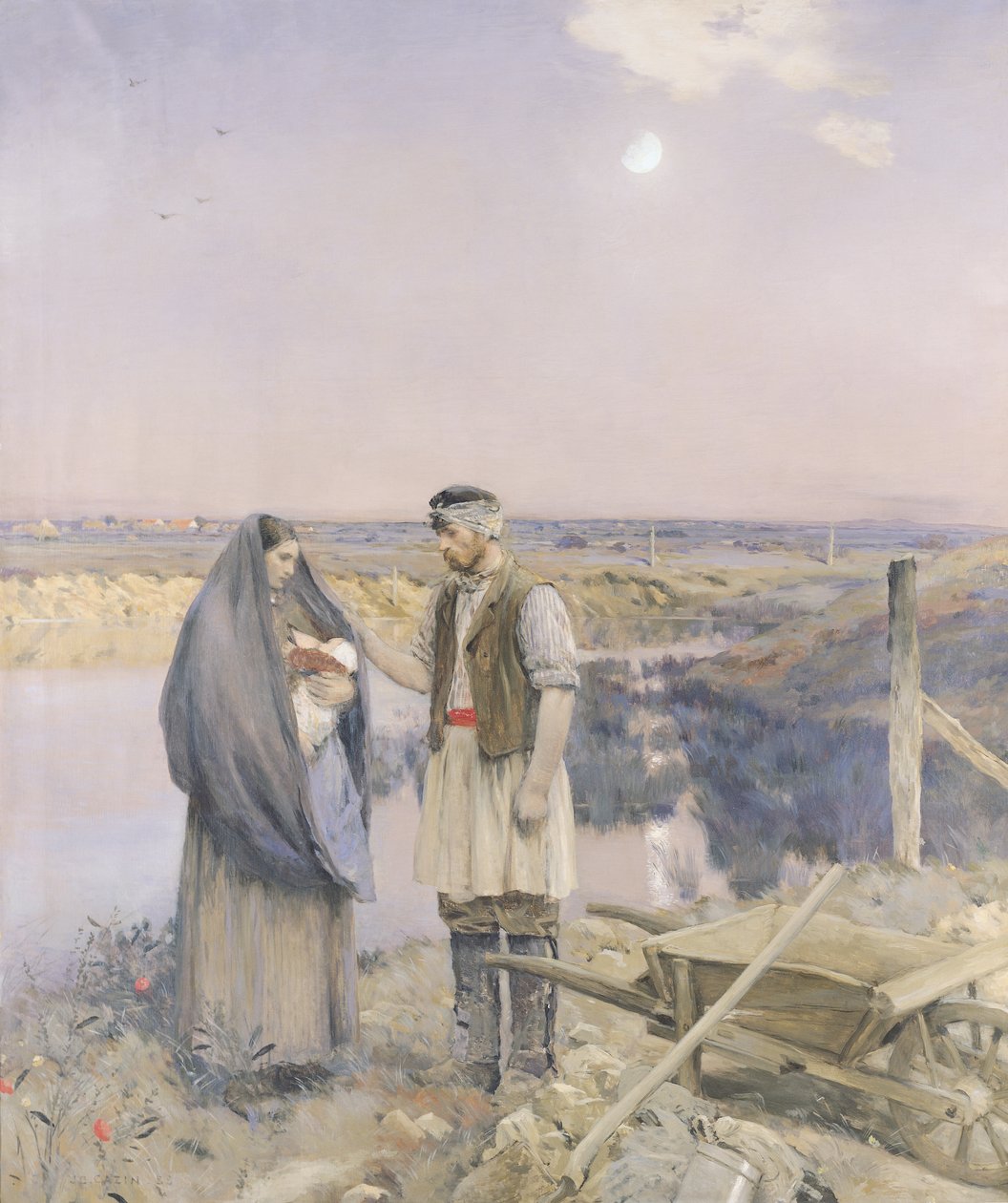 O fim do dia, 1888 de Jean Charles Cazin
