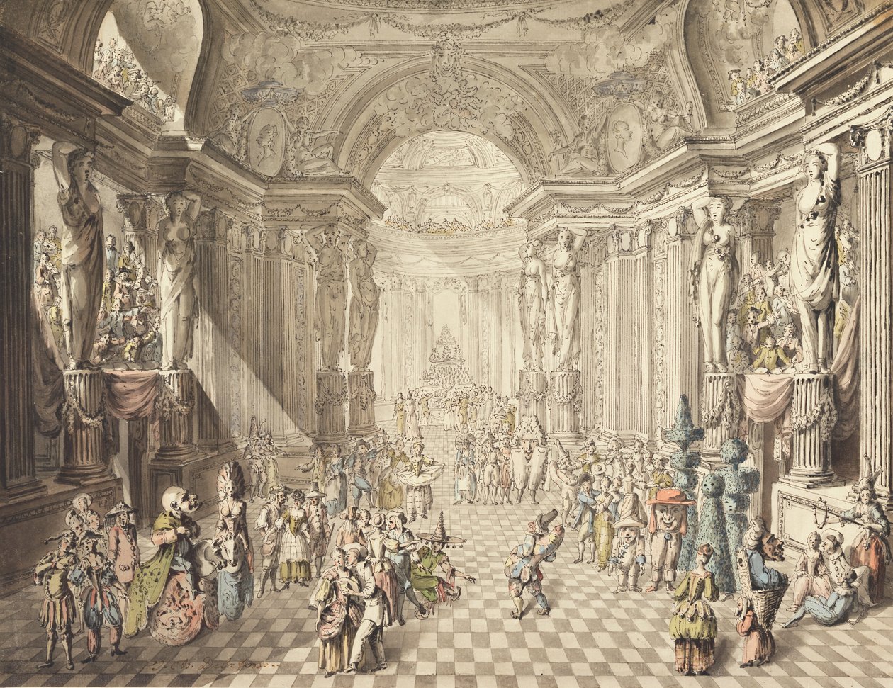 Um baile de máscaras de Charles de la Fosse