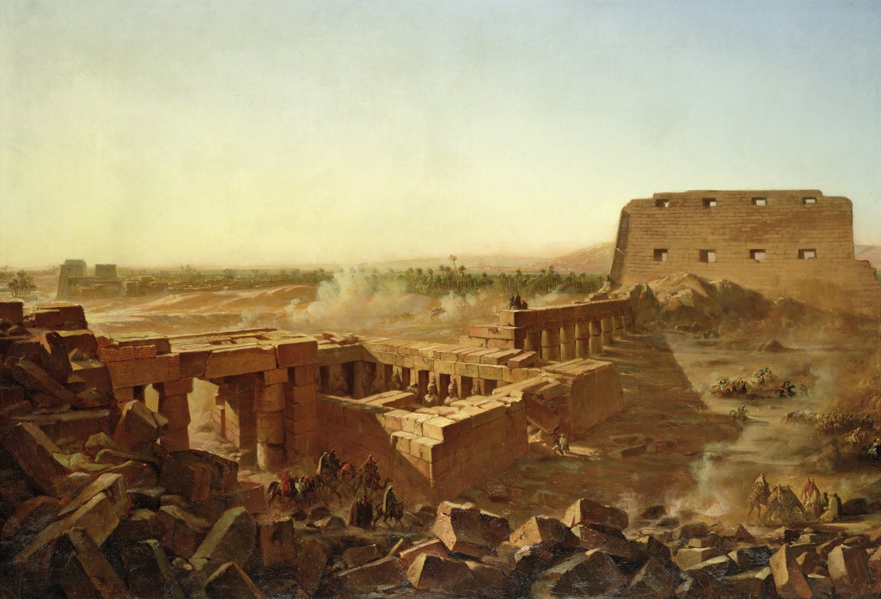 A batalha no templo de Karnak: a campanha egípcia de Jean Charles Langlois