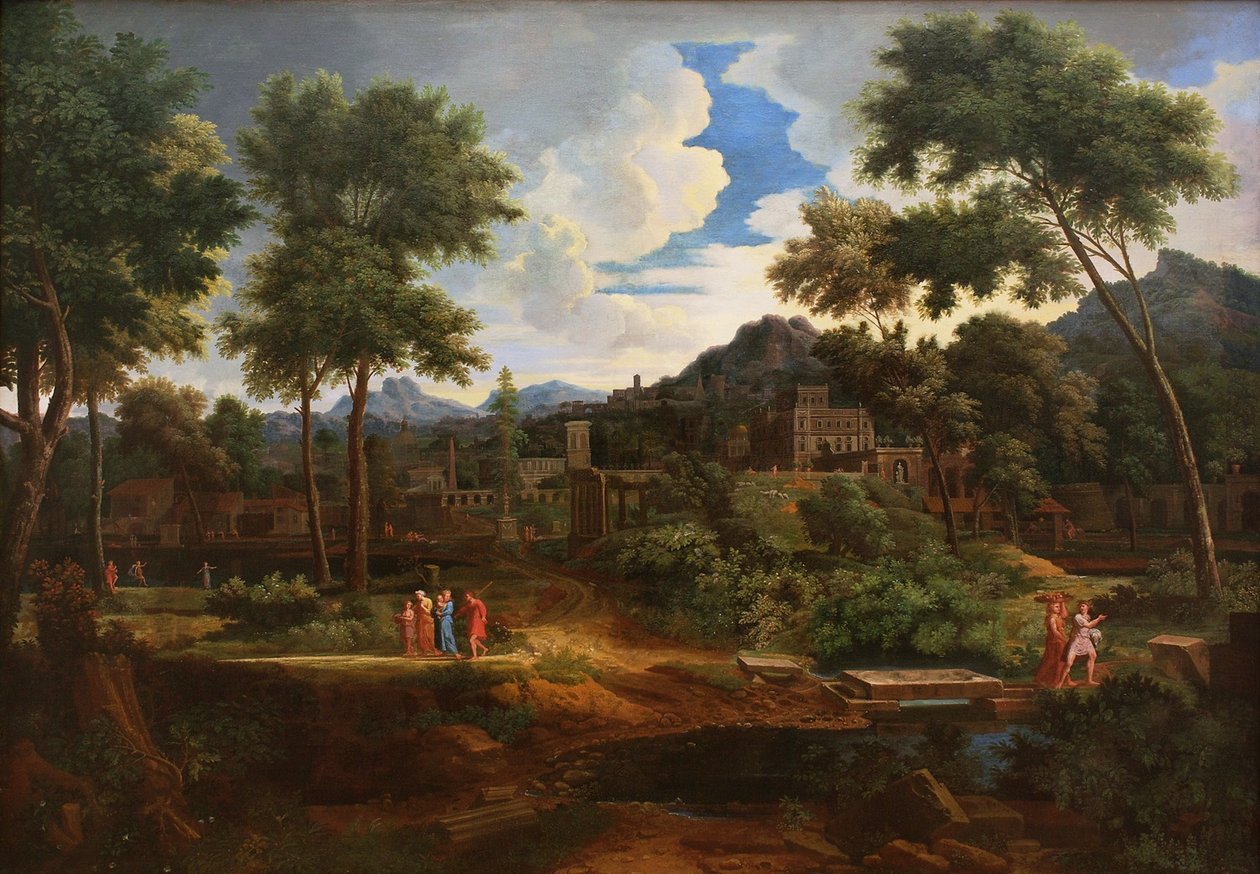 Paisagem clássica de Jean Francois Millet