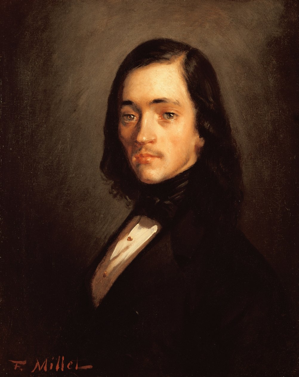 Retrato de um homem de Jean Francois Millet