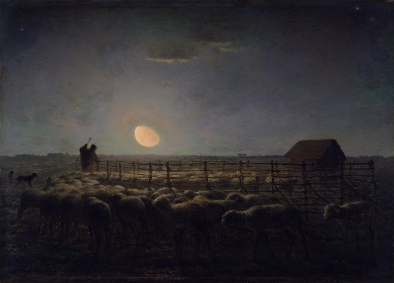 O redil, luar de Jean Francois Millet