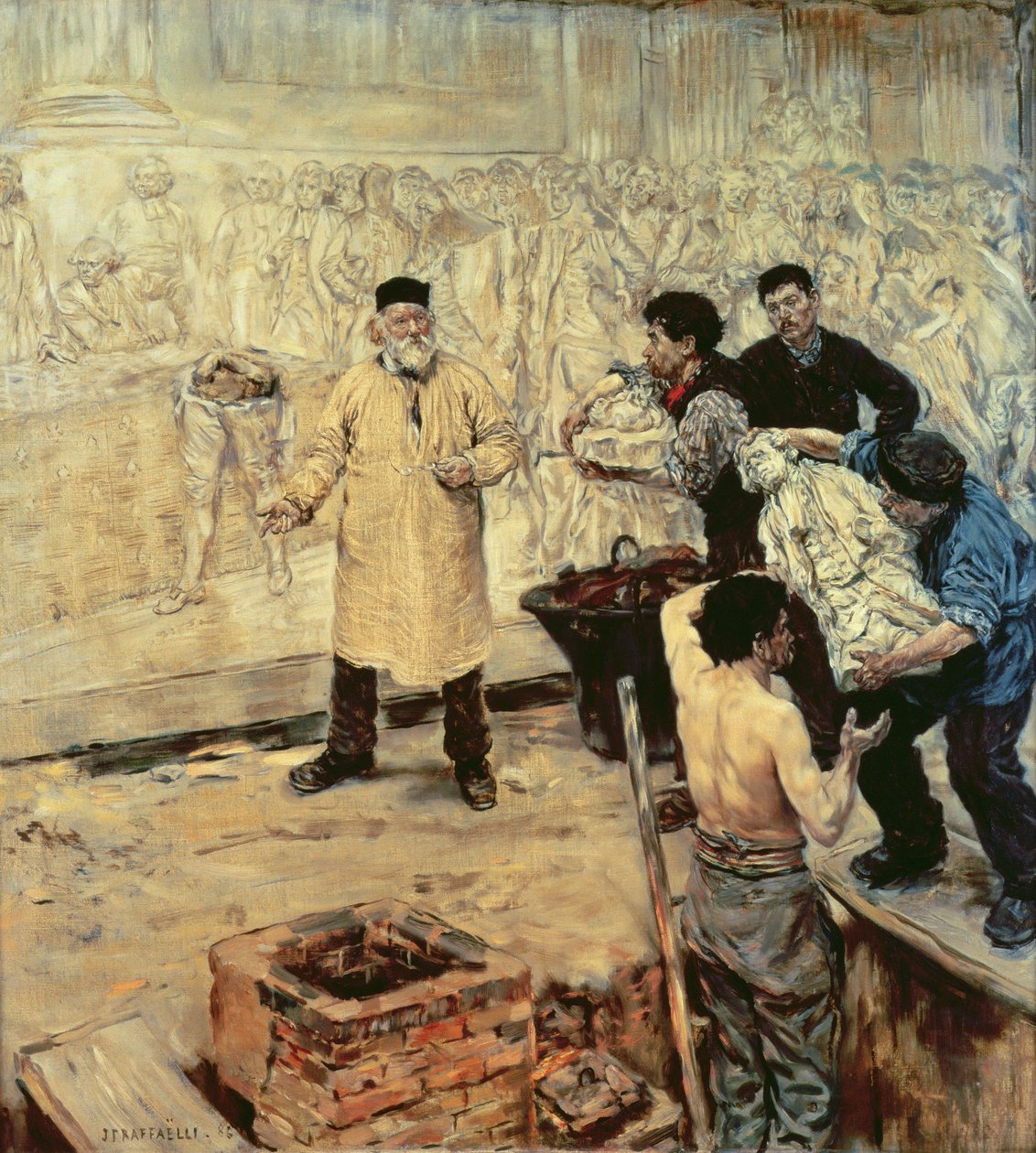 Na fundição, 1886 de Jean Francois Raffaelli