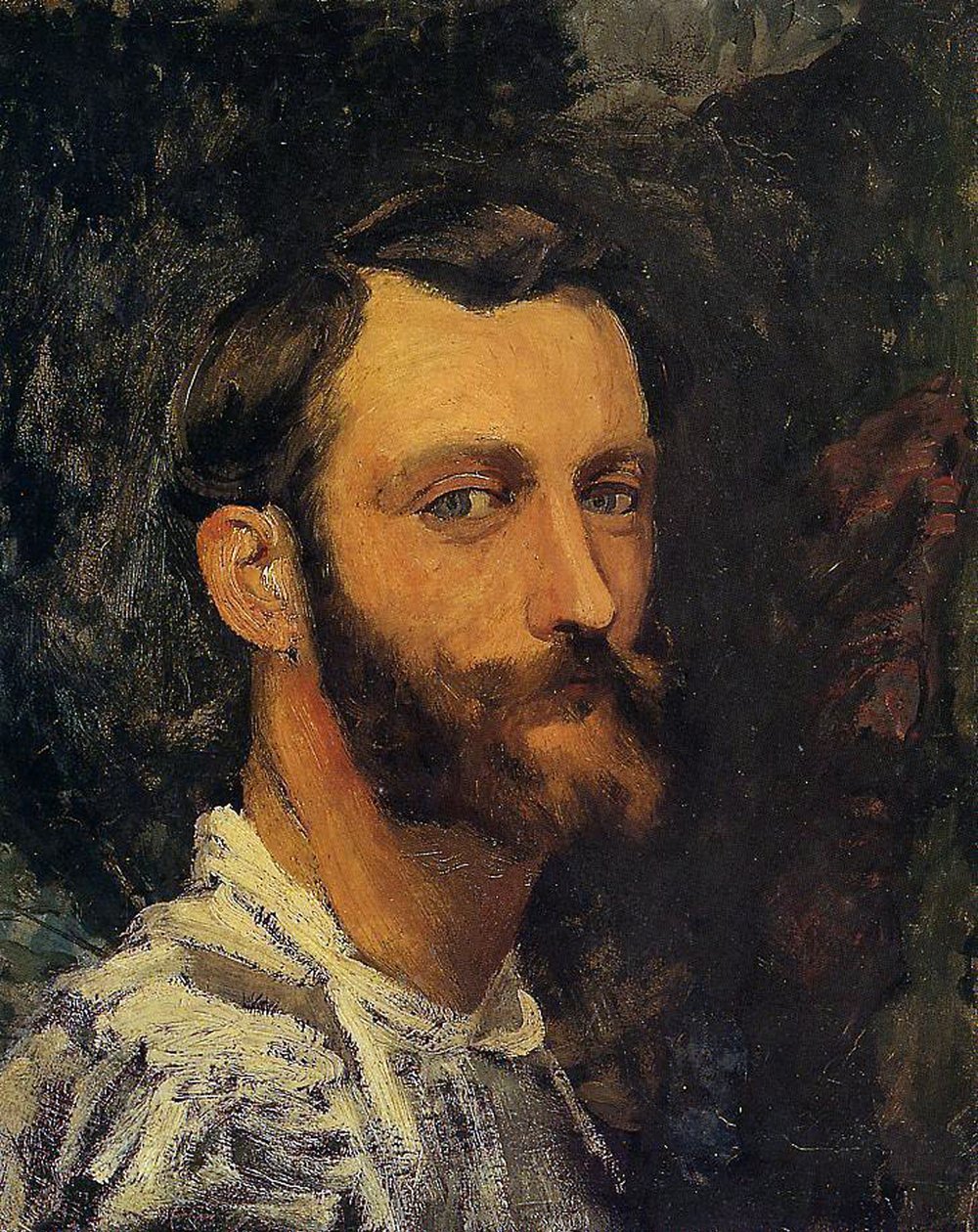 Auto-retrato de Jean Frederic Bazille