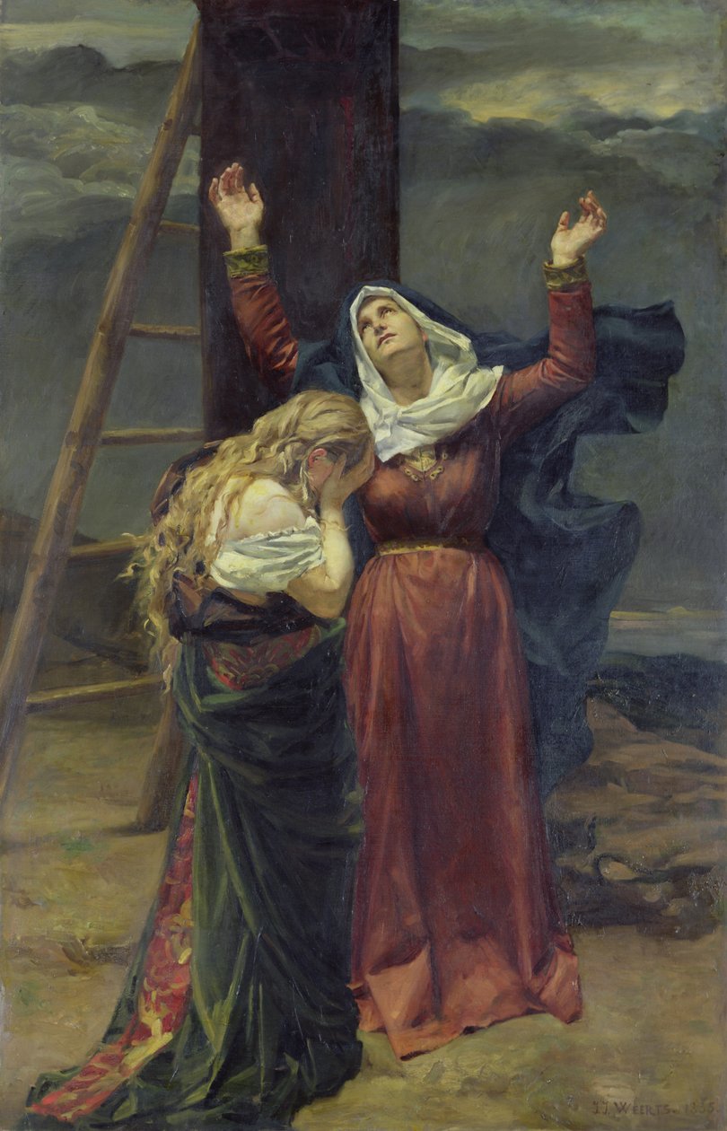A Virgem no pé da cruz de Jean Joseph Weerts