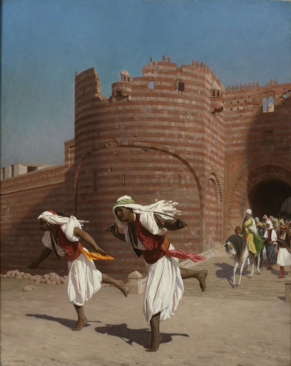 Os Corredores do Paxá de Jean Leon Gerome