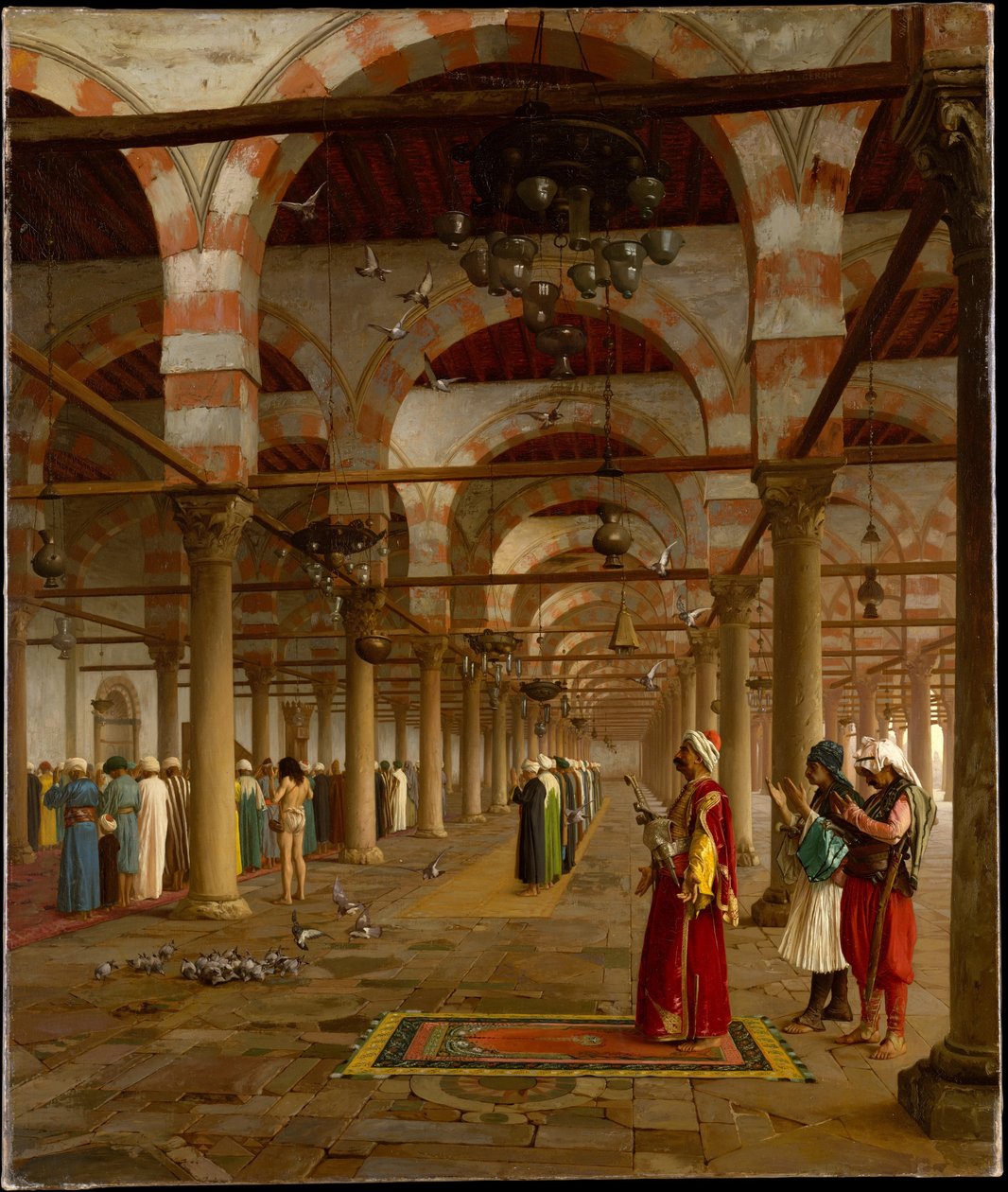 Oração na mesquita de Jean Leon Gerome